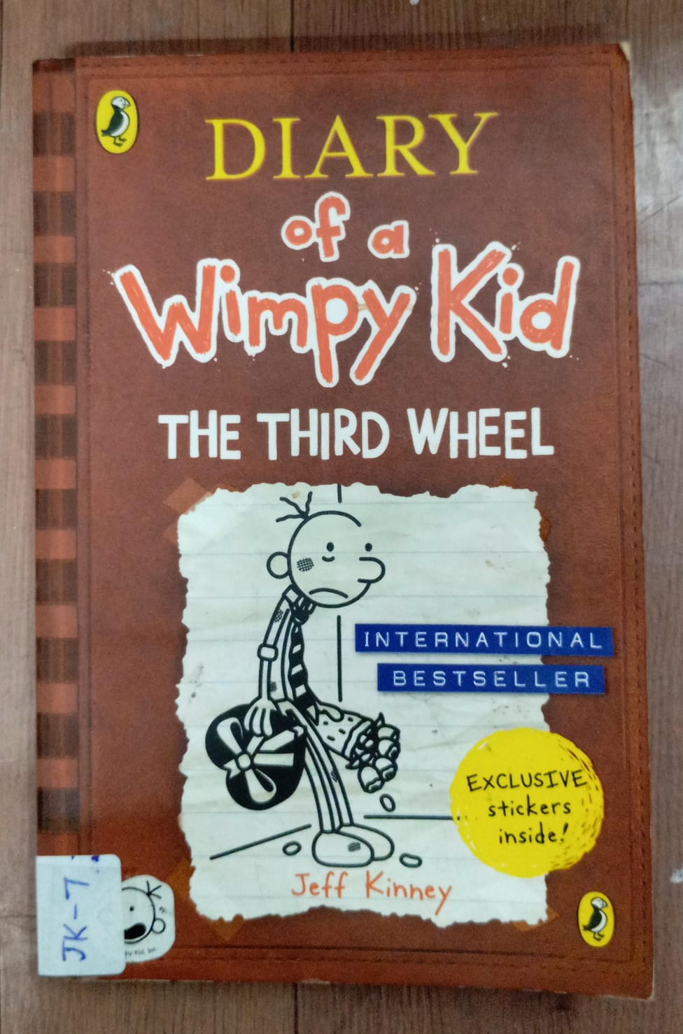 DIARY OF WIMPY KID - THE THIRD WHEEL - JK-7
